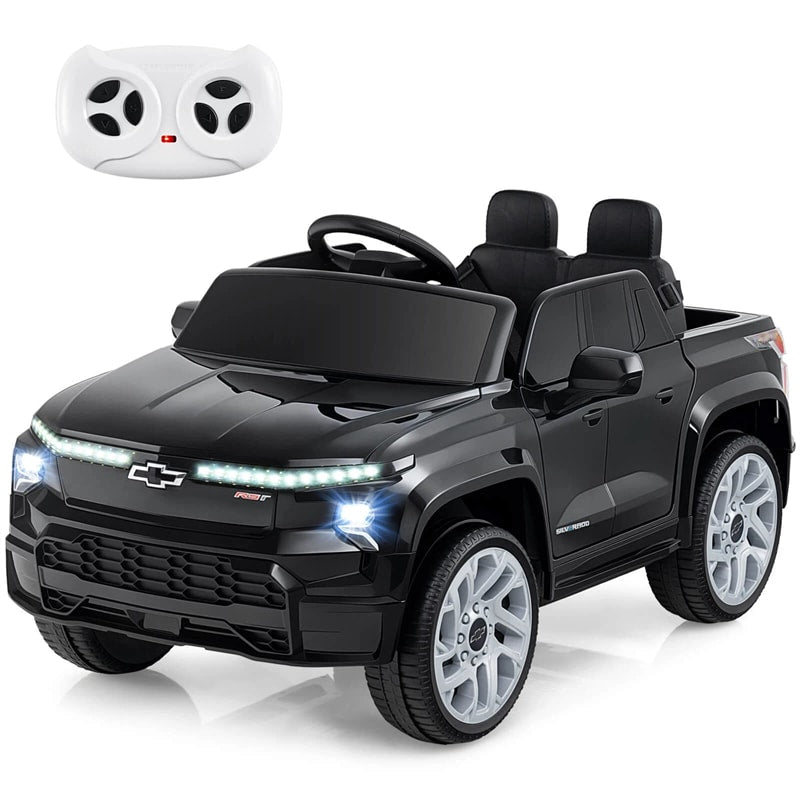 Eletriclife AU 12V Ride-On Car, Licensed Chevrolet Ride On Truck Kids Electric Vehicle with Remote Control, Storage & Spring Suspension for Ages 3+