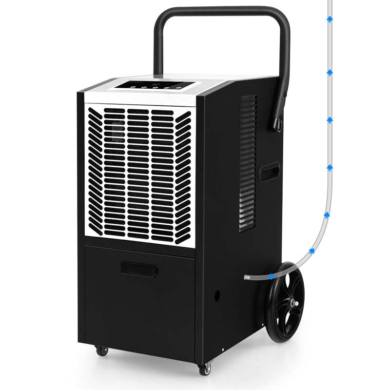 Eletriclife AU 4500 Sq.Ft 163 Pint/Day Commercial Dehumidifier with Pump & Drain Hose
