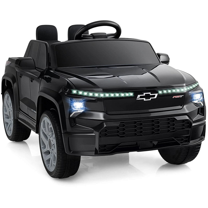 Eletriclife AU 12V Ride-On Car, Licensed Chevrolet Ride On Truck Kids Electric Vehicle with Remote Control, Storage & Spring Suspension for Ages 3+