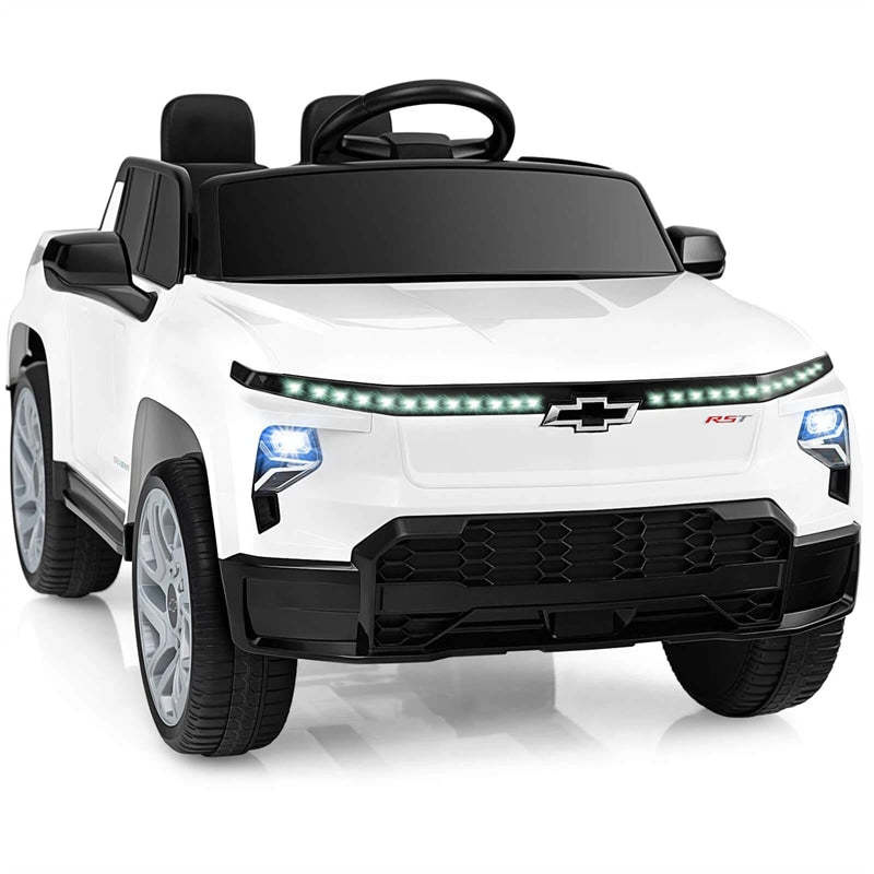 Eletriclife AU 12V Ride-On Car, Licensed Chevrolet Ride On Truck Kids Electric Vehicle with Remote Control, Storage & Spring Suspension for Ages 3+
